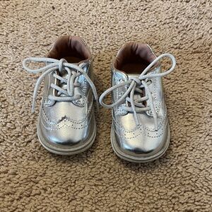 Stride Rite Silver Toddler Shoes